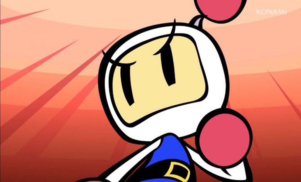 Konami předvádí intro Super Bomberman R