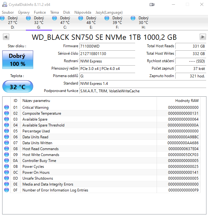 Recenze disků WD_BLACK SN750 SE Battlefield 2042 a WD_BLACK D30