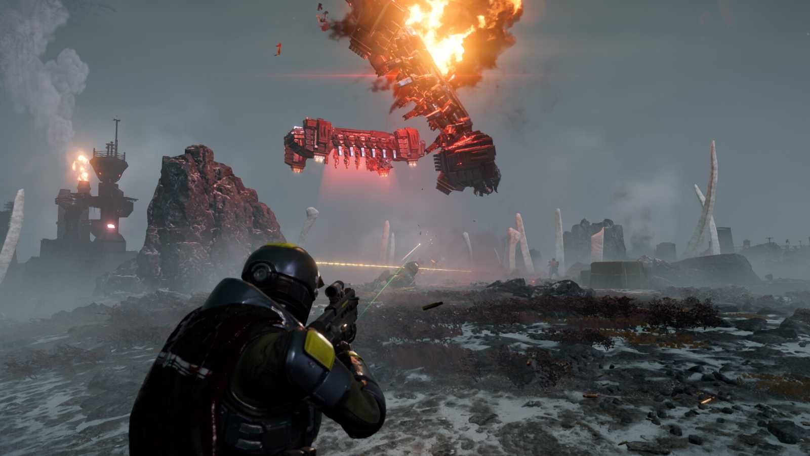 Ocel a destrukce. Hráči Helldivers 2 zpřístupnili mechanické pomocníky