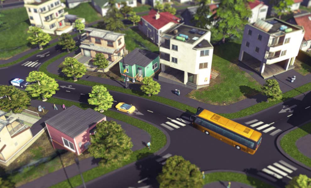 Služby a vyhlášky v Cities: Skylines