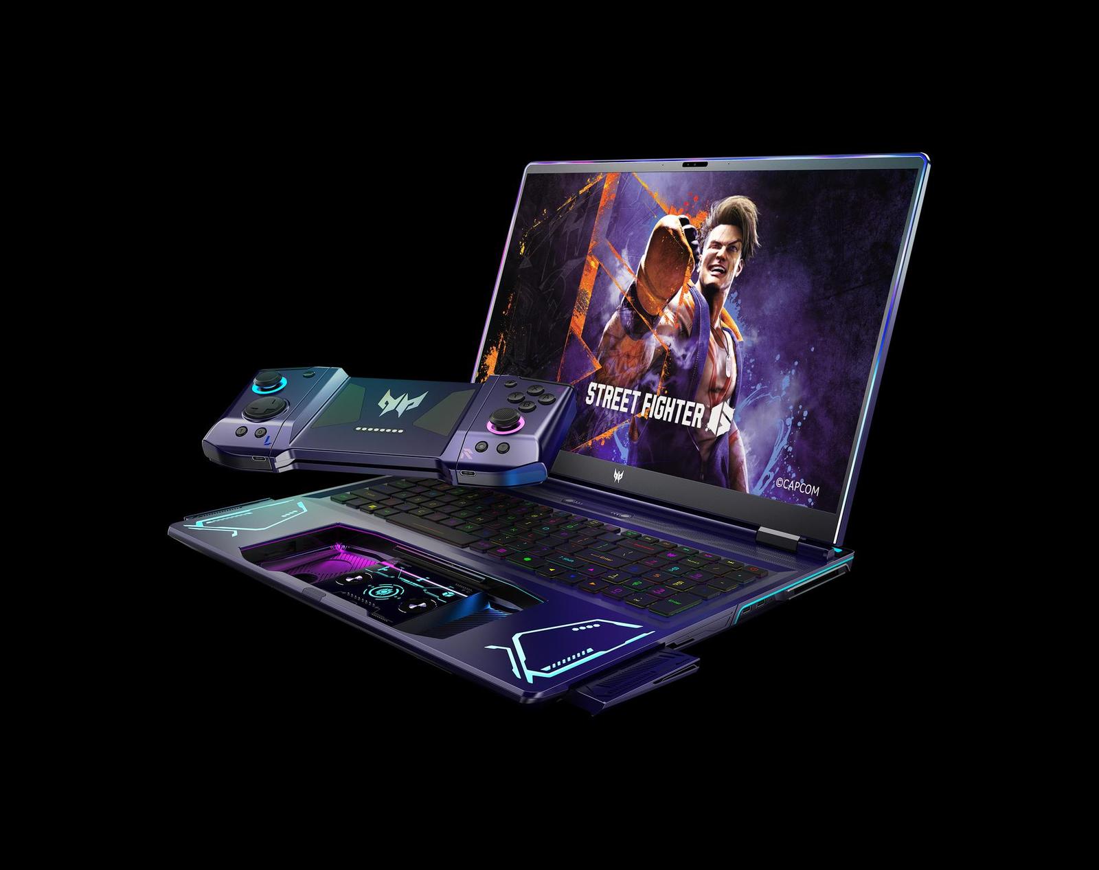 Acer představuje inovativní herní novinky - notebook pro dva hráče, kapesní herní počítač a monitory nové generace