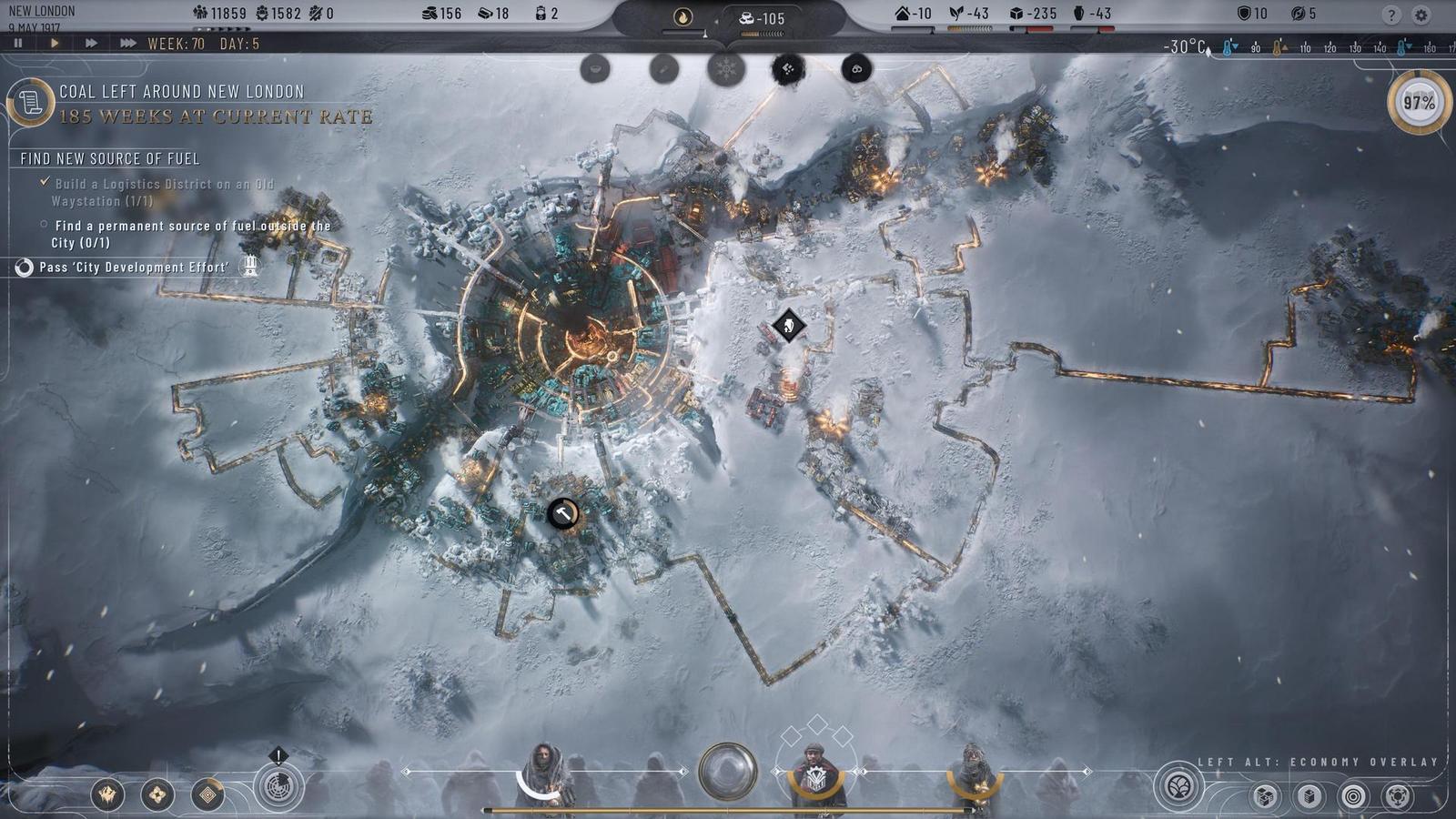 Recenze Frostpunk 2, strhující příběhové strategie s důrazem na politiku