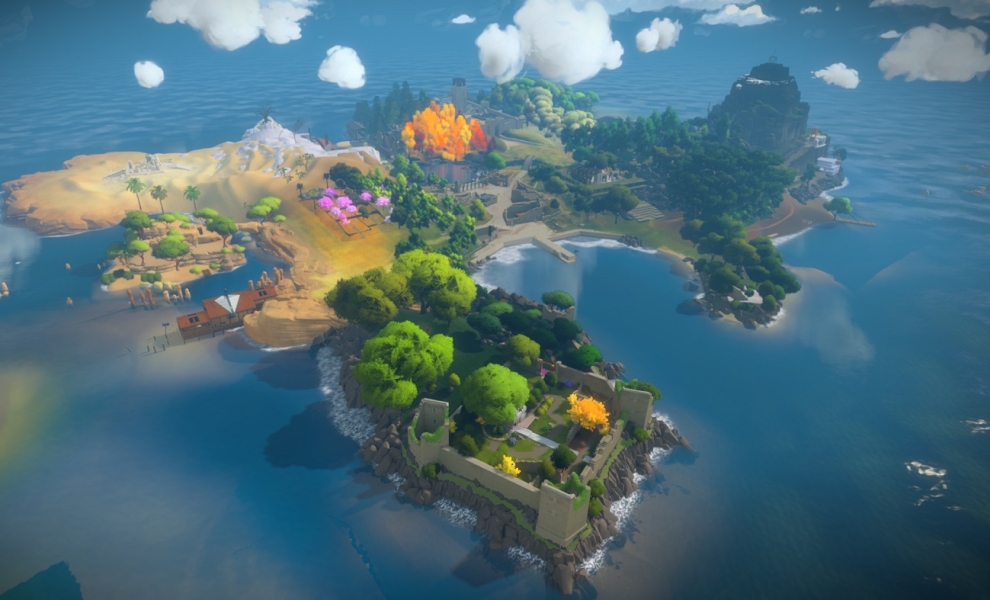 Speedrun The Witness s pauzou na sendvič