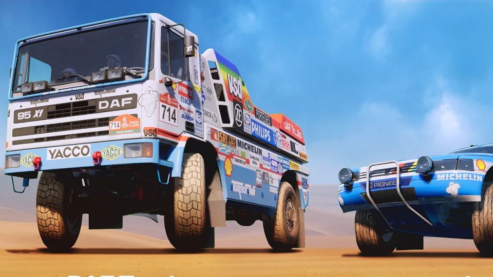 Herní Dakar láká na osmdesátkové stroje DAF Turbo-Twin a Peugeot 405 Turbo