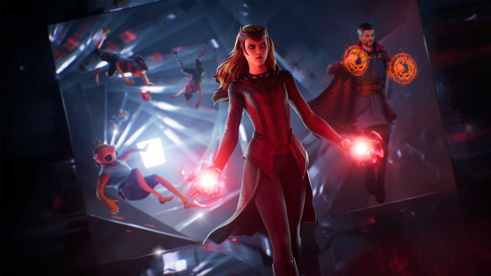 Scarlet Witch vedle kinosálů navštěvuje i Fortnite, doplňuje Doctora Strange