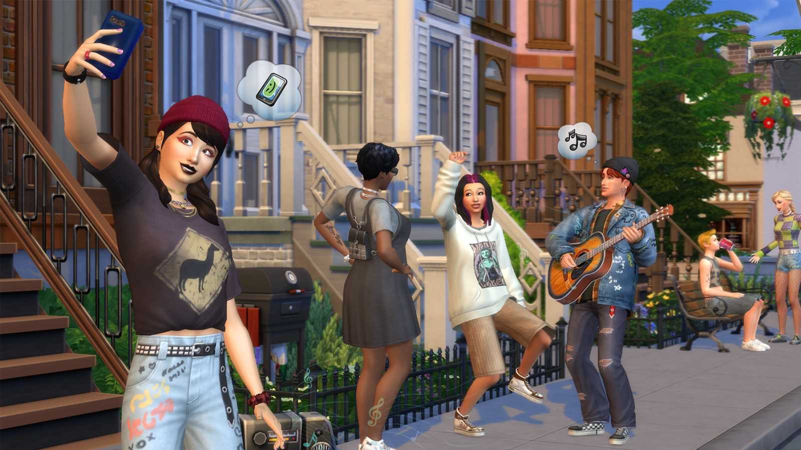 The Sims 4 svolává milovníky grunge a knih. Zítra vychází dva nové balíčky