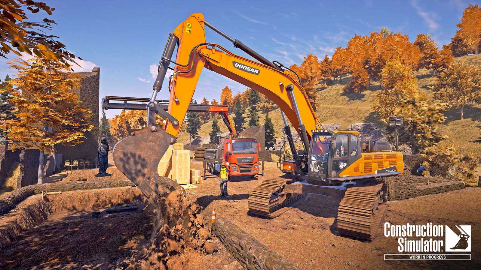 Construction Simulator v traileru láká na kooperativní multiplayer