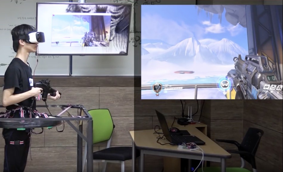 Korejští studenti hrají Overwatch ve VR