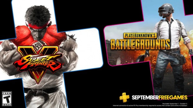 PS Plus nabídne PUBG a Street Fighter V