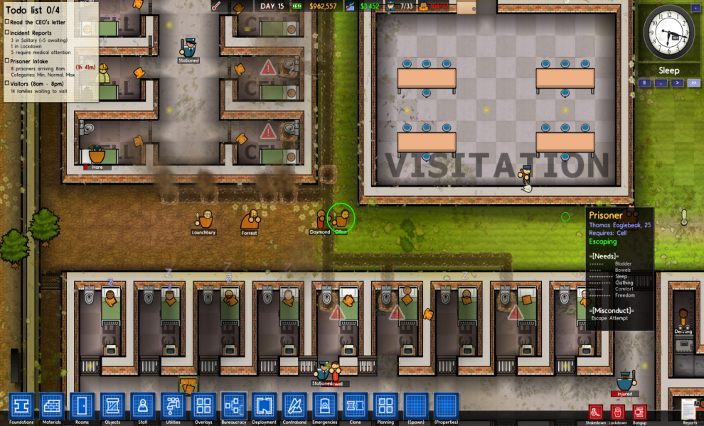 Prison Architect hlásí 250 tisíc vězňů