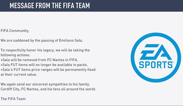 EA odstranilo Salu z FIFA 19 