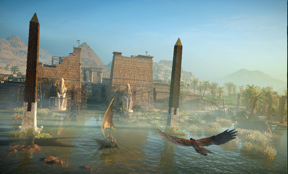 Nespoutaný a žhavý Egypt v AC Origins