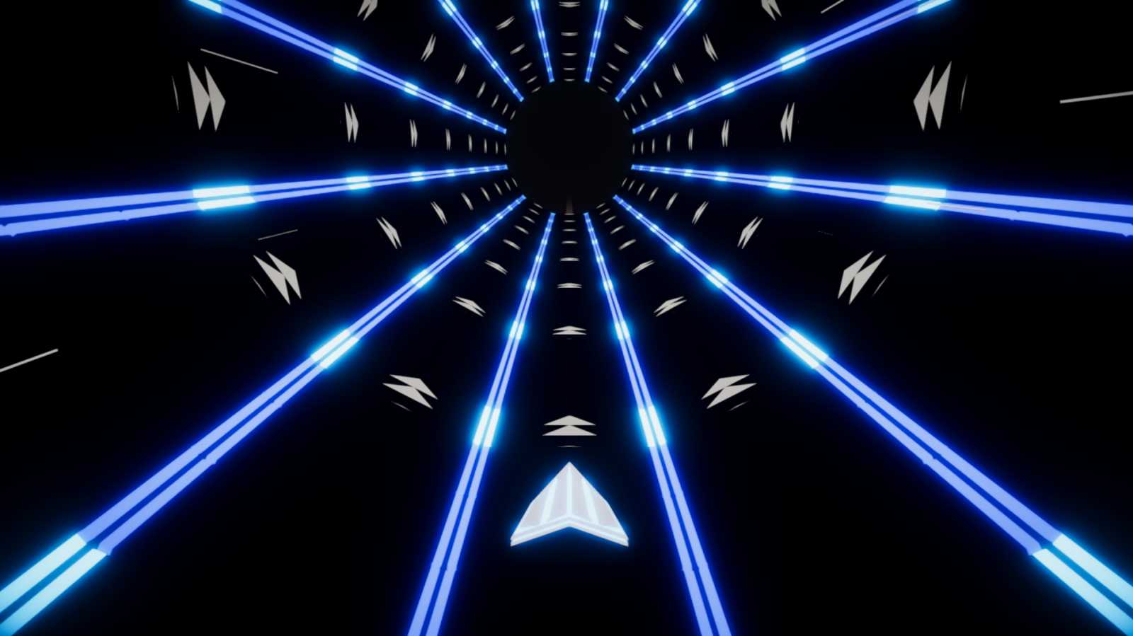 Neonová arkáda Space Heist vypadá jako Beat Saber, hraje se ale jinak