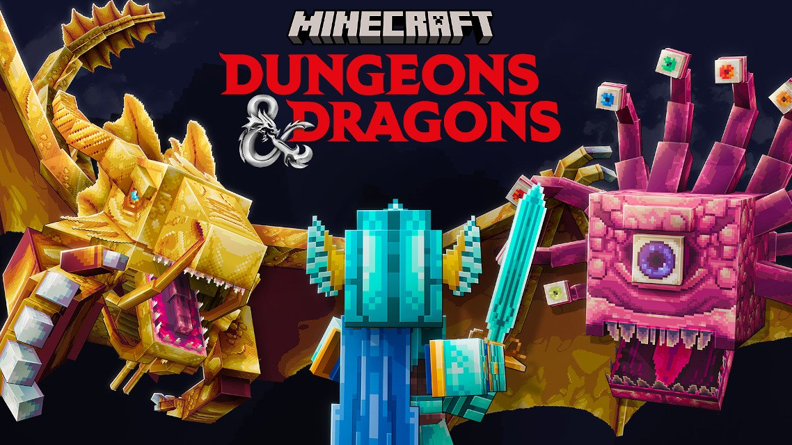 Dračí doupě v Minecraftu. Rozšíření Dungeons & Dragons vyjde na jaře