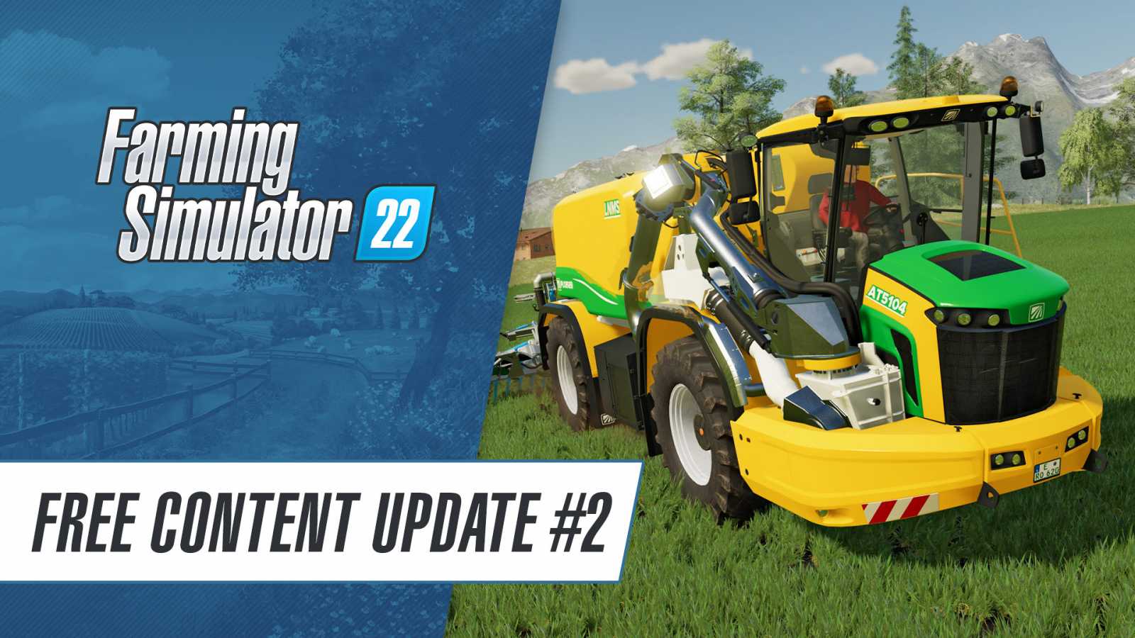 Farming Simulator 22 dostává další balíček obsahu zdarma a spouští obchod s merchandisem