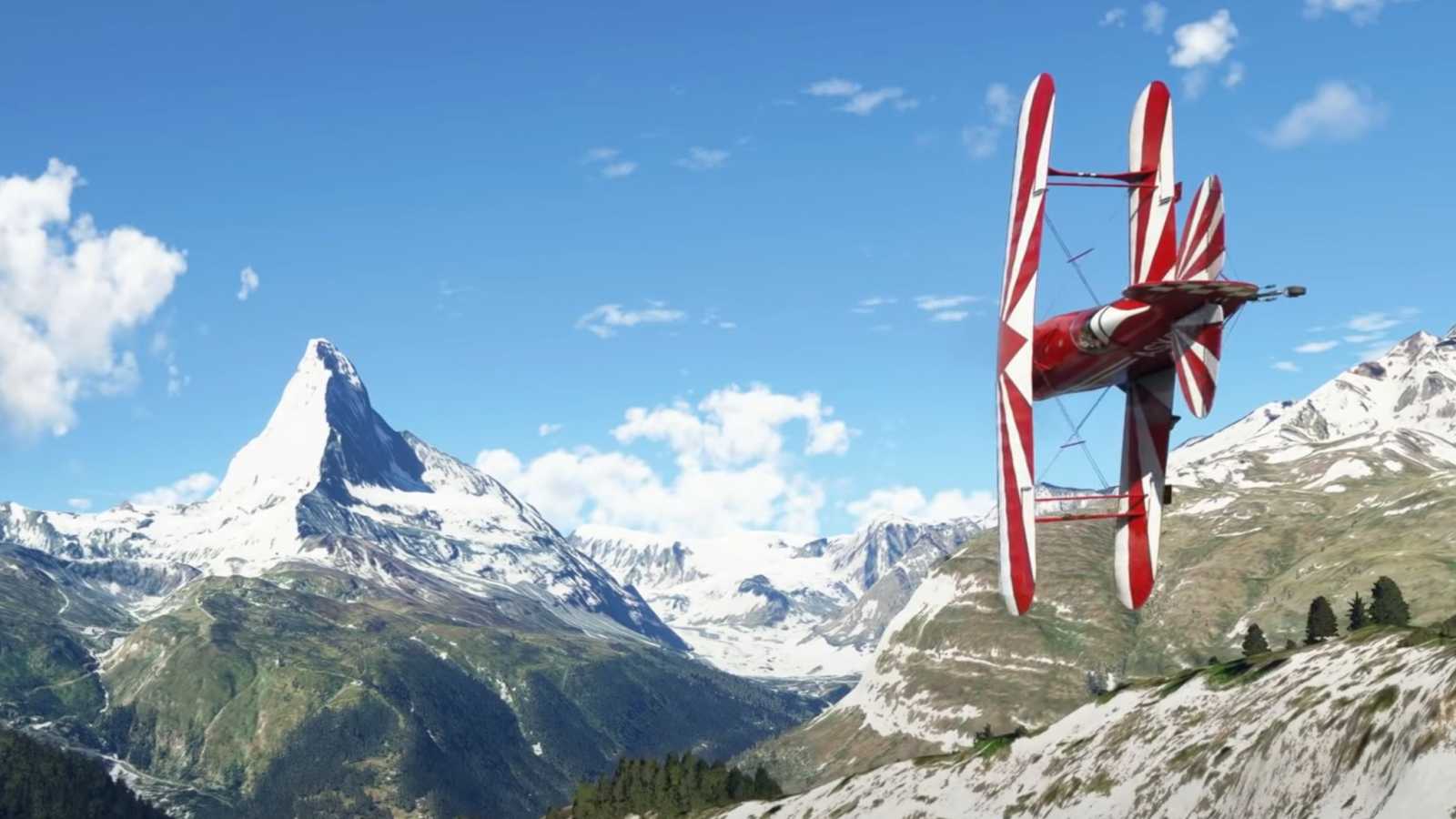 Další mapová aktualizace pro Microsoft Flight Simulator vylepšuje německy mluvící země