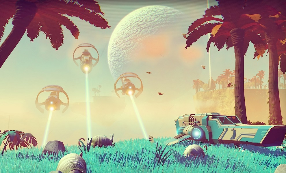 Waking Titan odkazuje k letnímu updatu NMS