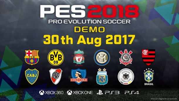 PES 2018 nabídne konzolovou demoverzi