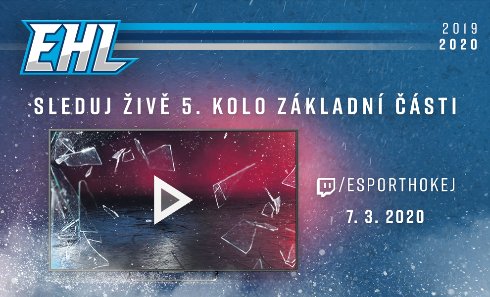 Sleduj stream 5. kola Esport hokejové ligy