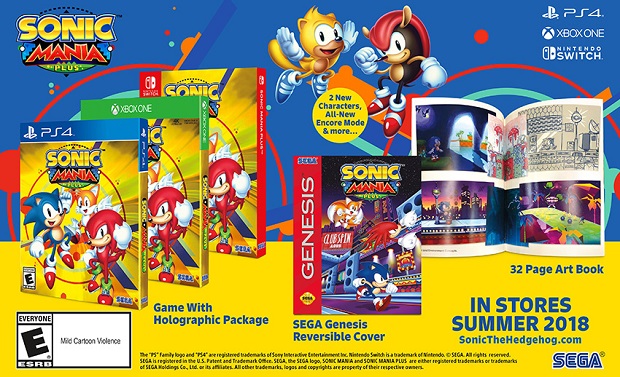 Rozšířená verze Sonic Mania a nové závody