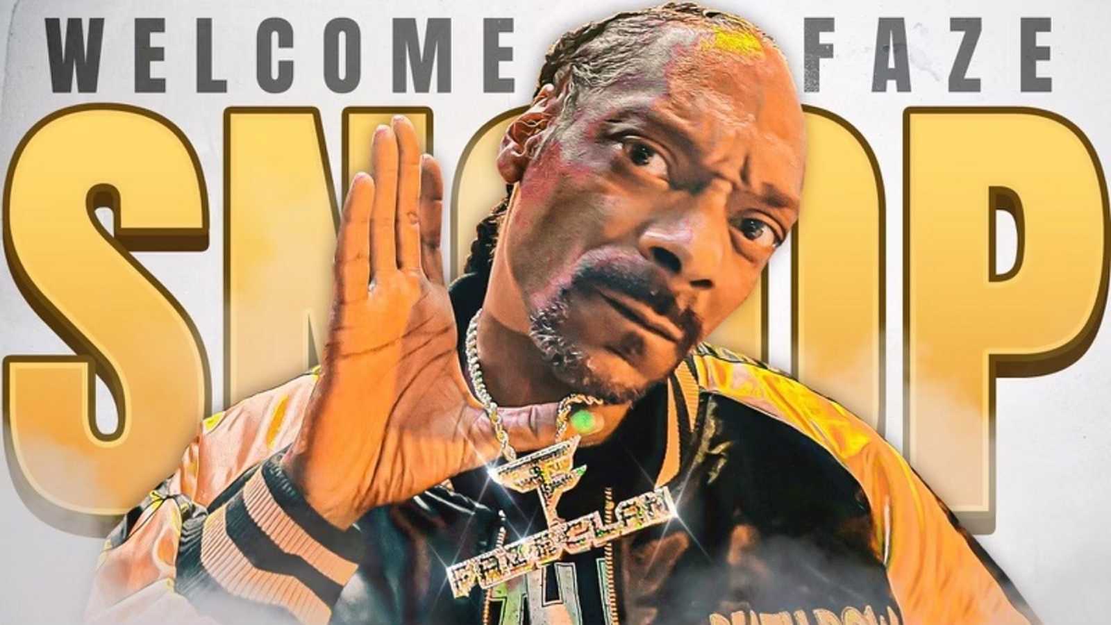 Snoop Dogg podepisuje spolupráci s týmem FaZe Clan. Má se podílet na propagaci jména i vedení týmu