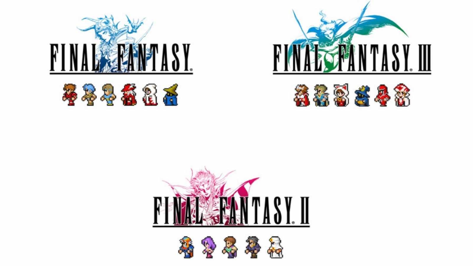 Balíček Final Fantasy her zná datum vydání prvních tří dílů