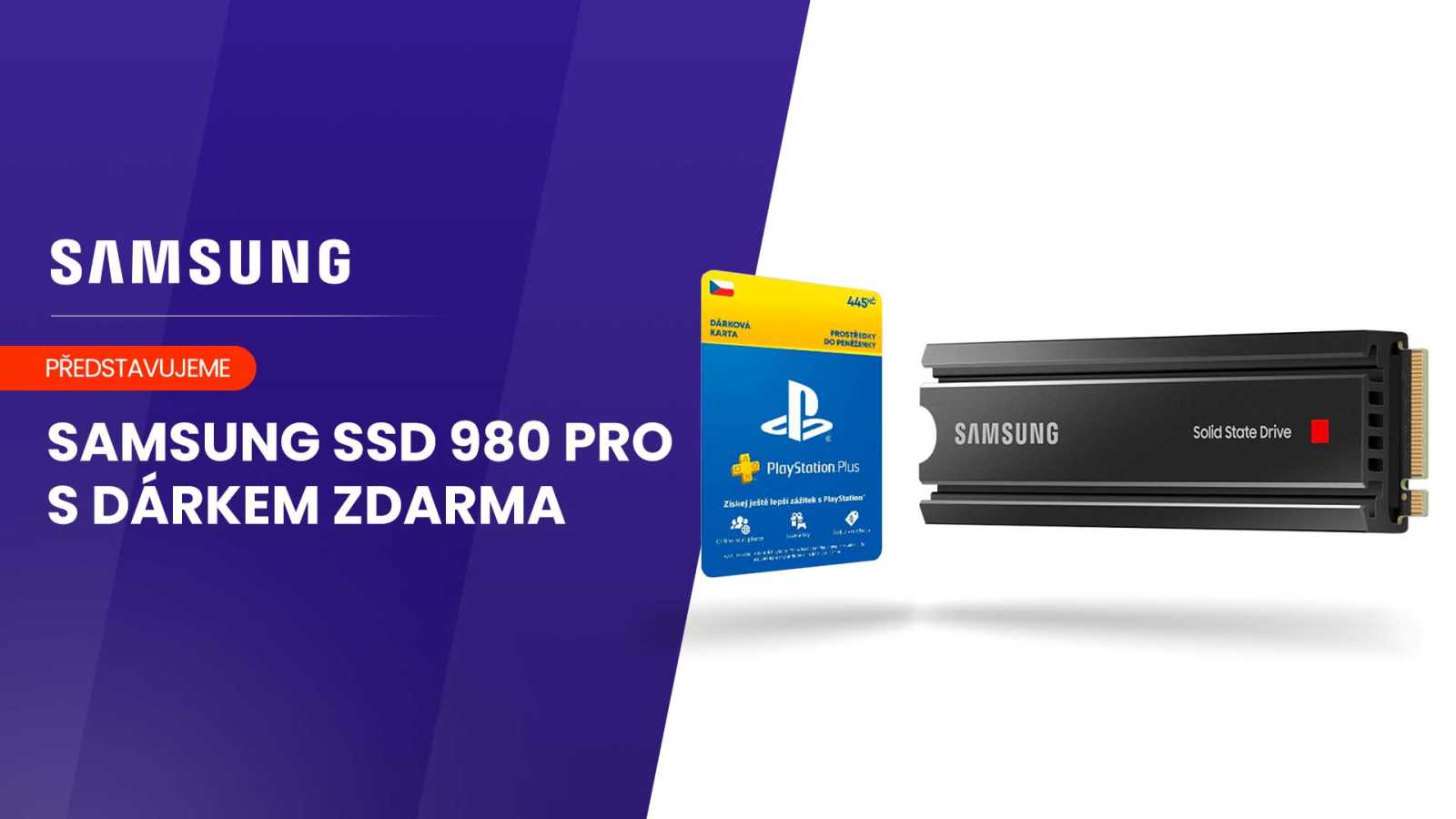 Do konzole i počítače, s disky Samsung SSD 980 PRO skočíte okamžitě do hry