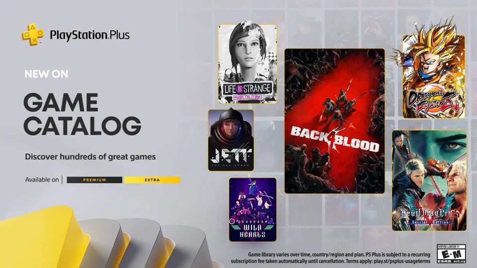 Nabídku PS Plus Extra a Premium brzy obohatí Life is Strange, Back 4 Blood a další kousky