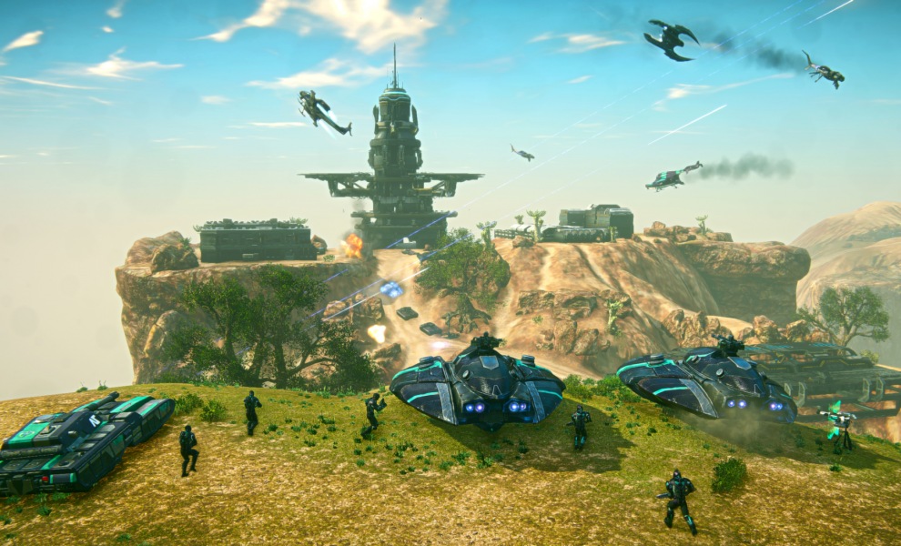 PlanetSide 2 nechává hráče budovat báze