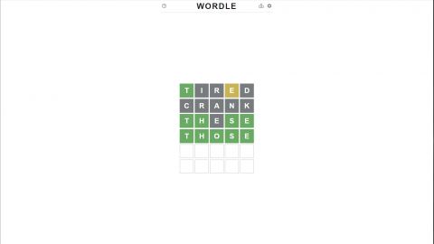 Deník New York Times kupuje za několik milionů dolarů populární hříčku Wordle