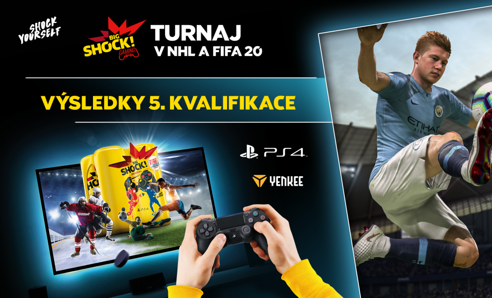 Kdo postupuje z kvalifikace Big Shock! FIFA?