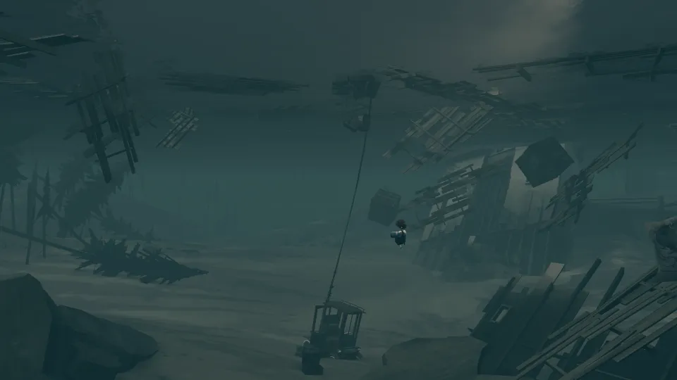 Přesně takhle vypadá začátek hry - zde je chlapec, tady voda, zbytek si domyslíš po cestě