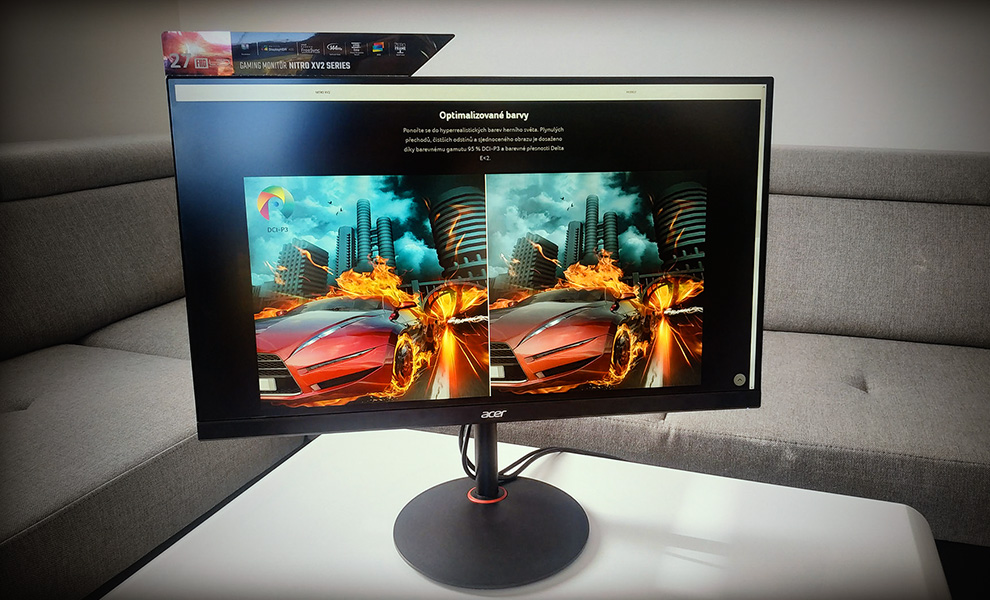 Herní IPS monitor se 144Hz a 1ms odezvou takový je Acer Nitro XV272