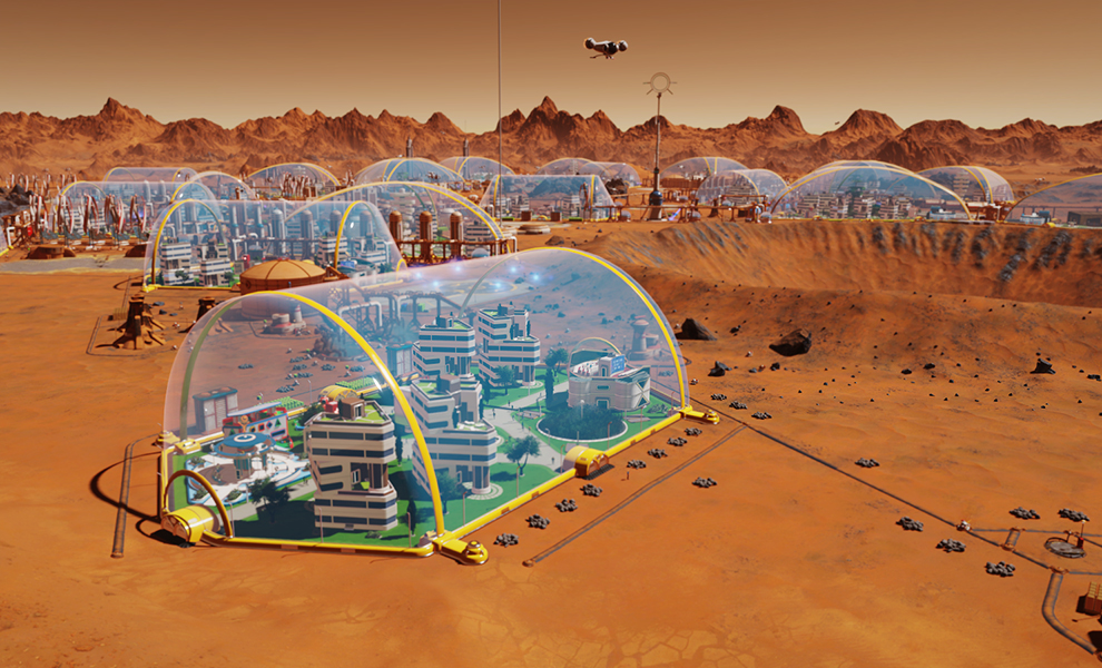 Surviving Mars získá tutoriál i nové kopule