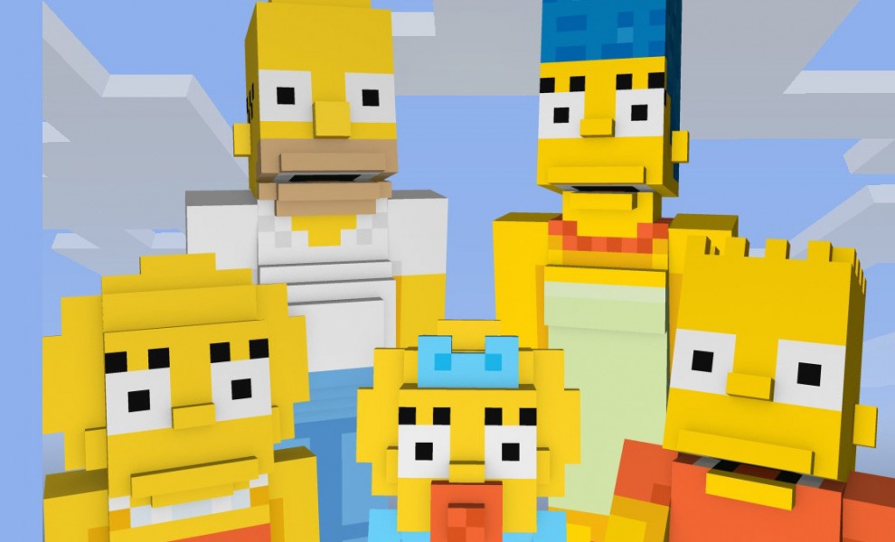 Simpsonovi míří do Minecraftu