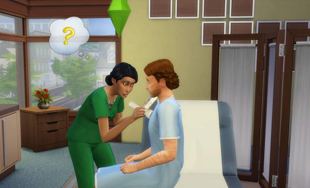 Den v kůži doktora v The Sims 4