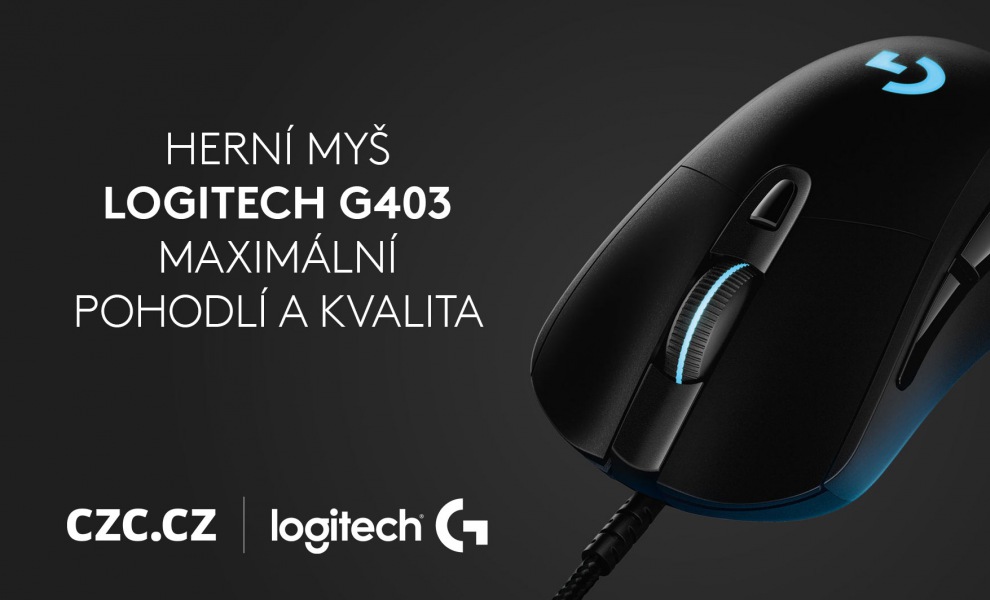 Perfektní myš Logitech G403 za super cenu