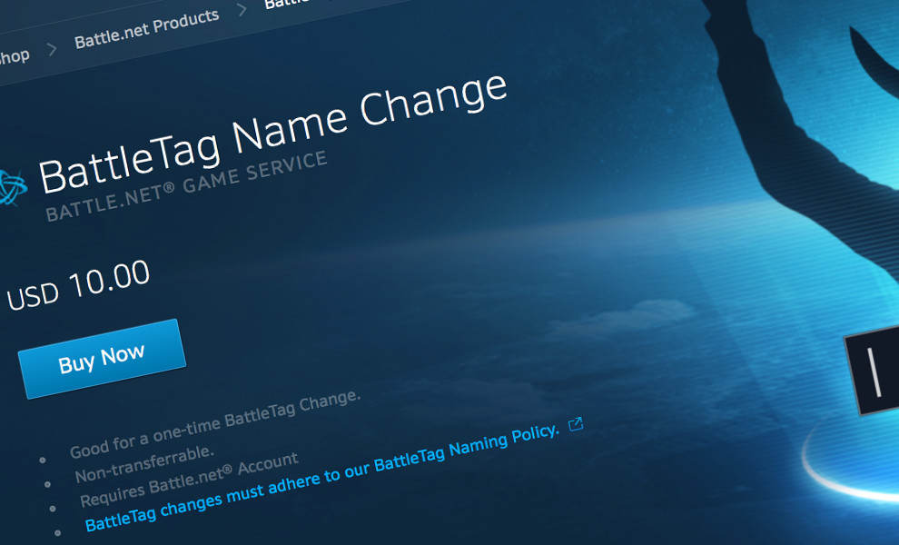Blizzard zpoplatňuje změnu Battletagu