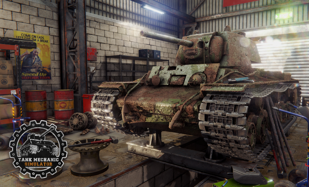 Fyzika Tank Mechanic Simulator ve videu