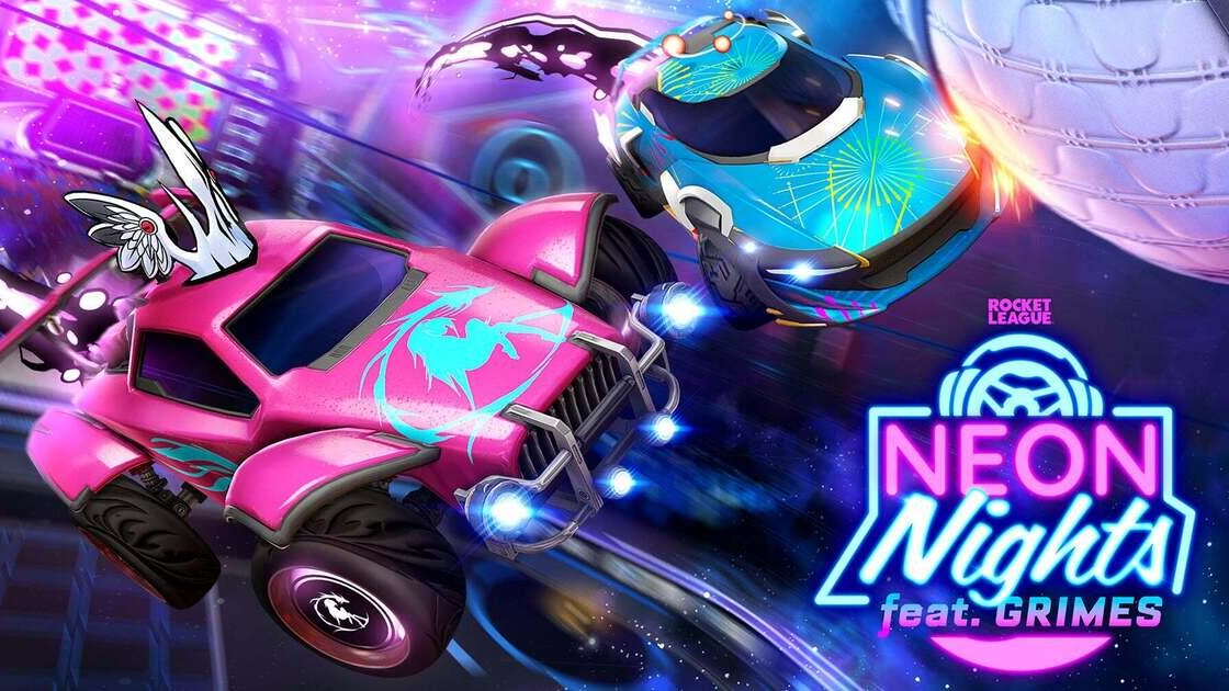 Rocket League oznamuje akci Neon Nights, probíhá ve spolupráci s umělkyní Grimes