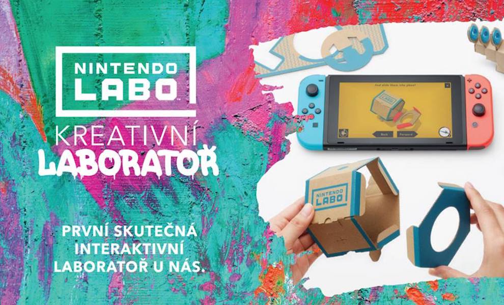 Vzkoušejte si kreativní svět Nintendo Labo