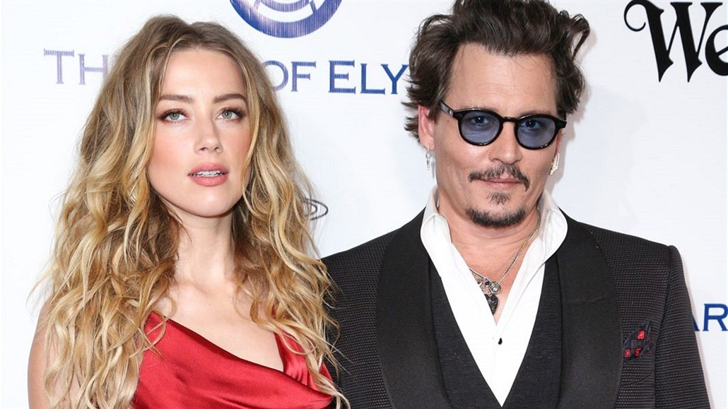 Johnny Depp ještě s bývalou ženou Amber Heard