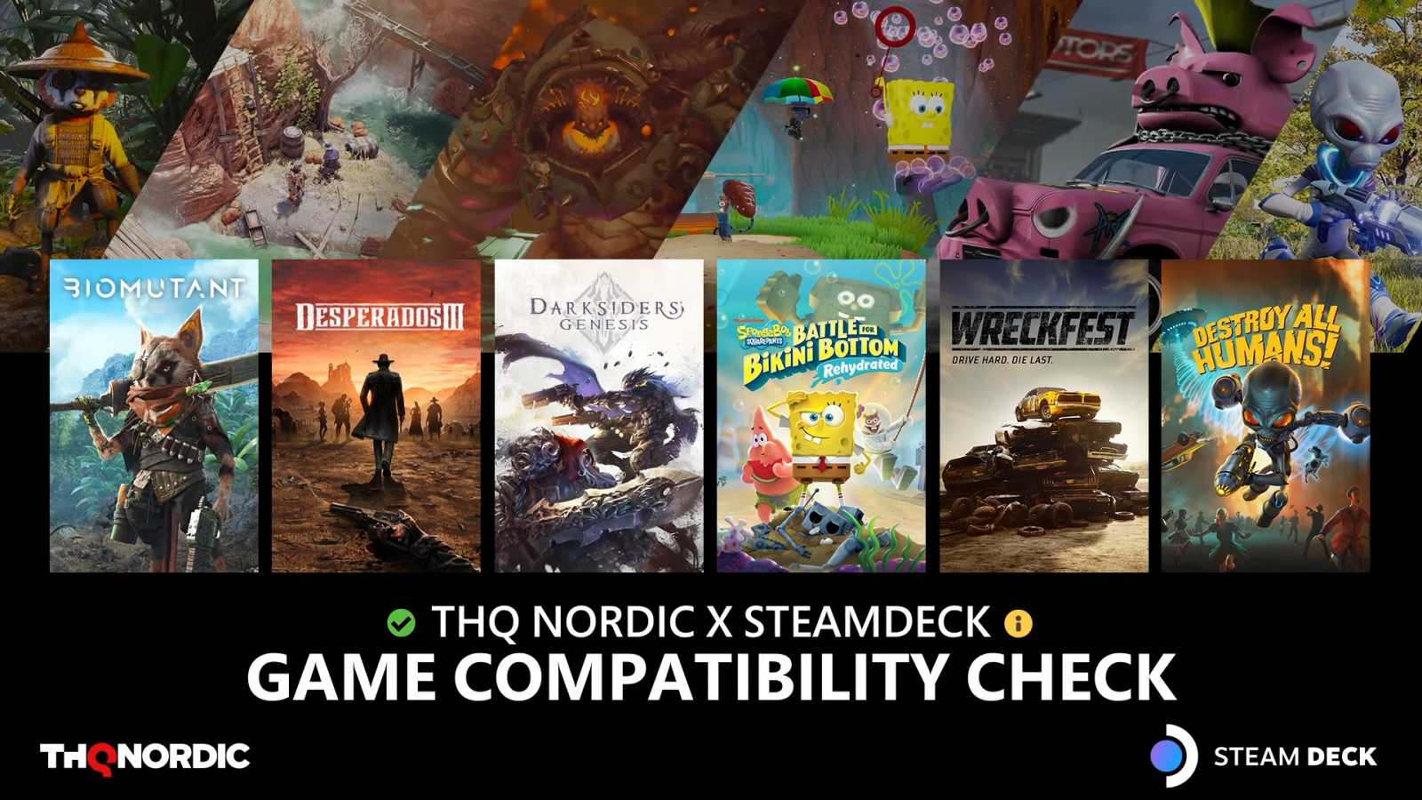 THQ Nordic oslavuje příchod Steam Decku ukázkou kompatibilních her