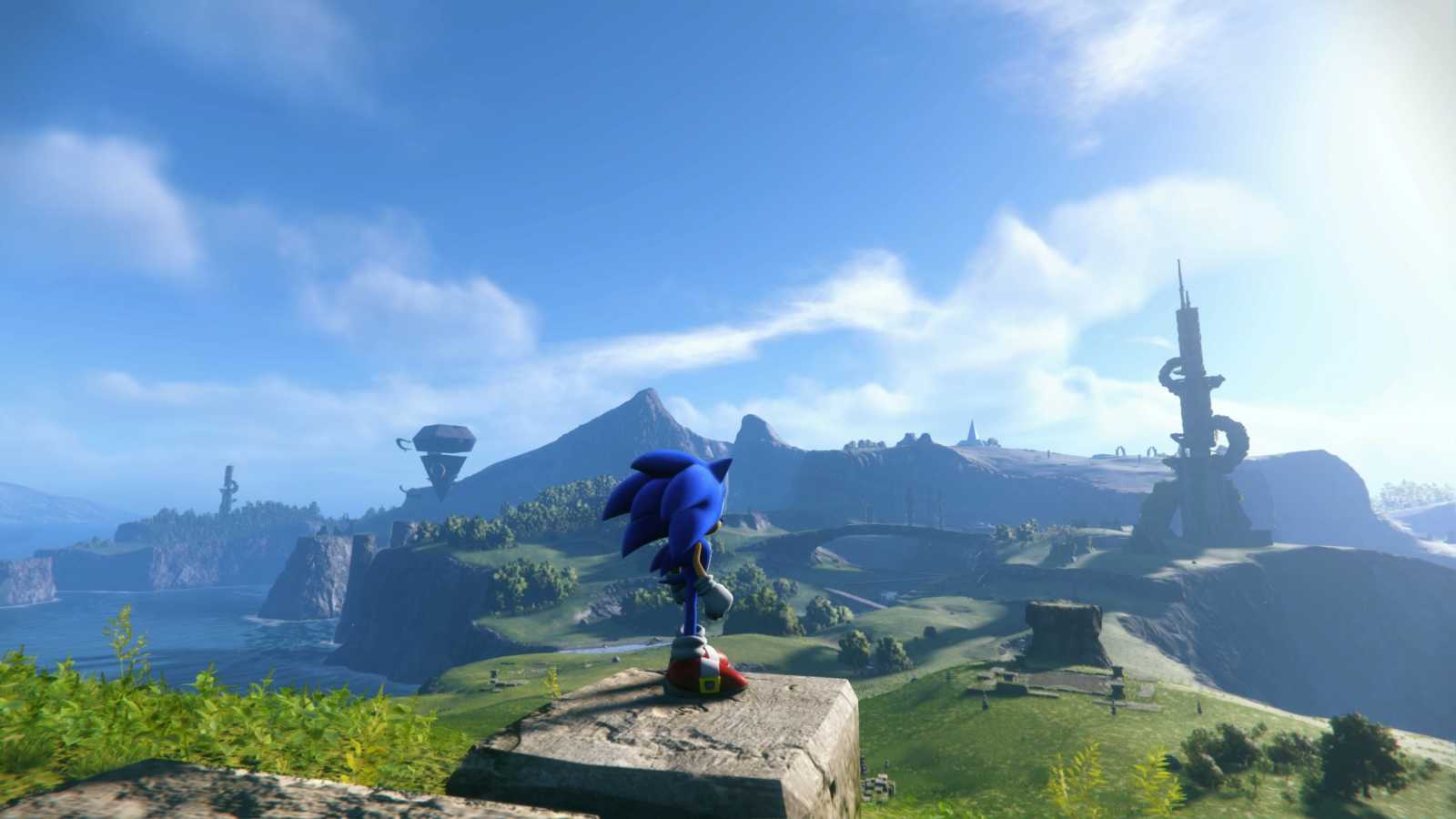 Ze Sonic Frontiers unikly záběry z hratelné demoverze, ukazuje se i první souboj s bossem