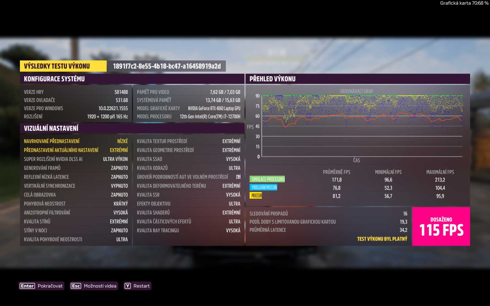 DLSS Ultra Performance, Frame Generation ON