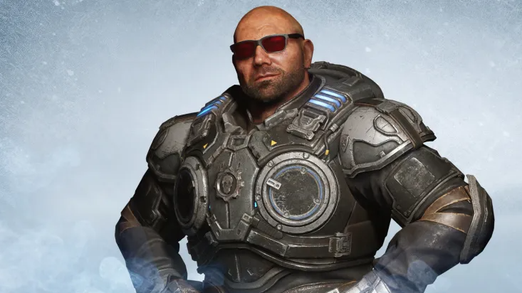 Herec Dave Bautista by se chtěl objevit ve filmové adaptaci Gears of War