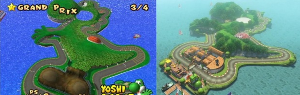 Do Mario Kart se vrací Yoshiho okruh