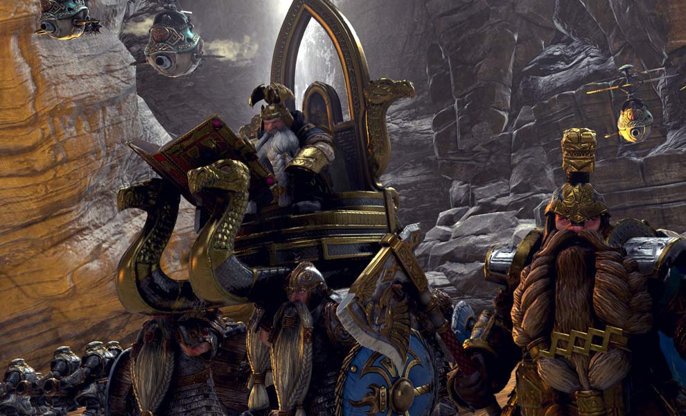 Bitva trpaslíků s orky v Total Warhammer