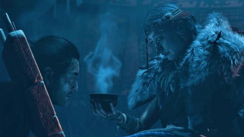 Ukázka představila šamanku, s níž se Jin Sakai potká na ostrově Iki Island