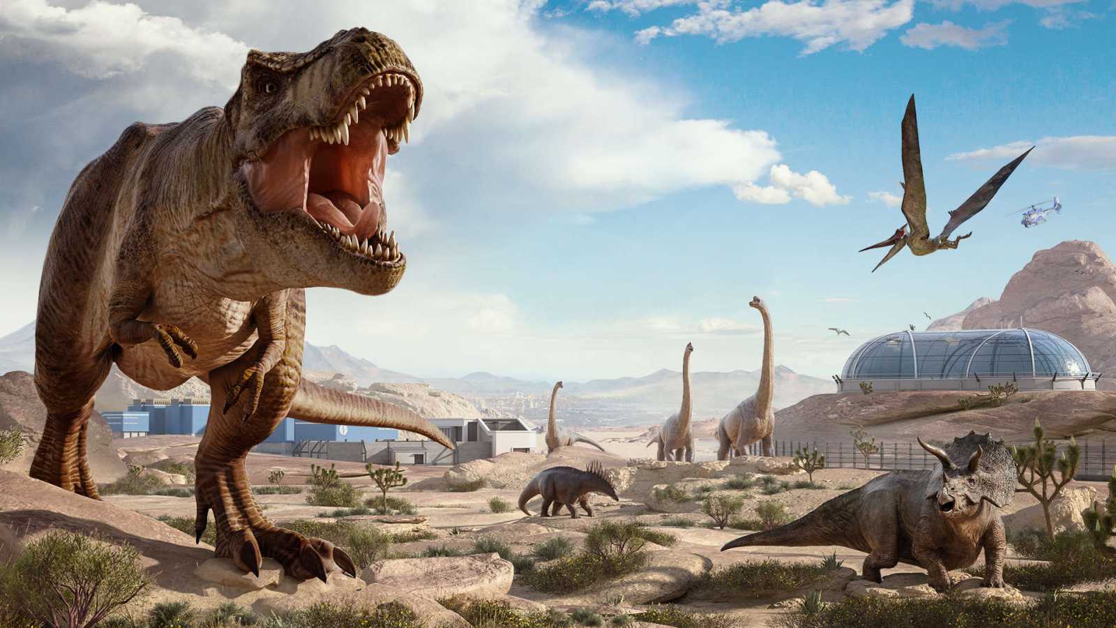 Jurassic World Evolution 2 nabídne přirozenější chování dinosaurů i hazardy prostředí